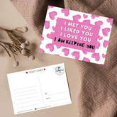 I Am Keeping You | Postcard